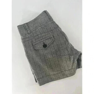 Daughters of the Liberation Anthropologie Women's Gray Linen Blend Shorts Size 4